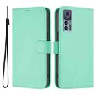 For TCL 30 4G / 30 5G / 30+ Skin Feel Solid Color Leather Phone Case with Lanyard(Mint Green) - 2