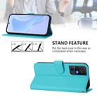 For TCL 40 SE Skin Feel Solid Color Leather Phone Case with Lanyard(Lake Blue) - 3