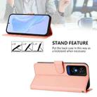 For TCL 50 5G / 50 XE NxtPaper 5G Skin Feel Solid Color Leather Phone Case with Lanyard(Pink) - 3