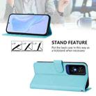 For TCL 50 5G / 50 XE NxtPaper 5G Skin Feel Solid Color Leather Phone Case with Lanyard(Sky Blue) - 3