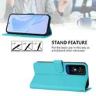 For TCL 50 5G / 50 XE NxtPaper 5G Skin Feel Solid Color Leather Phone Case with Lanyard(Lake Blue) - 3