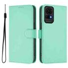 For TCL 50 LE Skin Feel Solid Color Leather Phone Case with Lanyard(Mint Green) - 2
