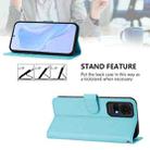 For TCL 50 LE Skin Feel Solid Color Leather Phone Case with Lanyard(Sky Blue) - 3