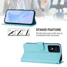 For TCL 50 SE Skin Feel Solid Color Leather Phone Case with Lanyard(Sky Blue) - 3