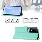 For TCL 50 XE Skin Feel Solid Color Leather Phone Case with Lanyard(Mint Green) - 3