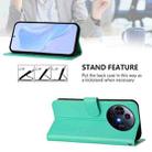 For TCL 50 Pro NxtPaper Skin Feel Solid Color Leather Phone Case with Lanyard(Green) - 3