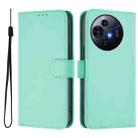 For TCL 50 Pro NxtPaper Skin Feel Solid Color Leather Phone Case with Lanyard(Mint Green) - 2