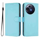 For TCL 50 Pro NxtPaper Skin Feel Solid Color Leather Phone Case with Lanyard(Sky Blue) - 2