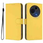For TCL 60 NxtPaper Skin Feel Solid Color Leather Phone Case with Lanyard(Lemon Yellow) - 2