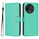 For TCL 605 / 60 SE Skin Feel Solid Color Leather Phone Case with Lanyard(Green) - 2