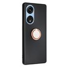 For OPPO A1 Pro / Reno8 T 5G Matte Ring Holder TPU Phone Case(Rose Gold) - 2
