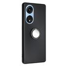 For OPPO A1 Pro / Reno8 T 5G Matte Ring Holder TPU Phone Case(Black) - 2