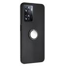 For OPPO A57 Matte Ring Holder TPU Phone Case(Black) - 2