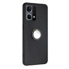 For OPPO Reno8 4G / Reno8 Lite / Reno7 Matte Ring Holder TPU Phone Case(Black) - 2