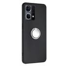 For OPPO Reno8 4G / Reno8 Lite / Reno7 Matte Ring Holder TPU Phone Case(Silver) - 2