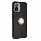For Redmi Note 10 4G / Xiaomi Poco M5s Matte Ring Holder TPU Phone Case(Rose Gold) - 2