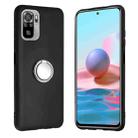 For Redmi Note 10 4G / Xiaomi Poco M5s Matte Ring Holder TPU Phone Case(Silver) - 1