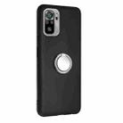 For Redmi Note 10 4G / Xiaomi Poco M5s Matte Ring Holder TPU Phone Case(Silver) - 2