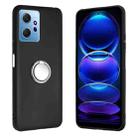 For Redmi Note 12 4G Matte Ring Holder TPU Phone Case(Silver) - 1