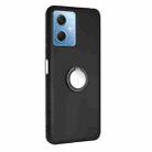 For Redmi Note 12 5G / Xiaomi Poco X5 Matte Ring Holder TPU Phone Case(Black) - 2
