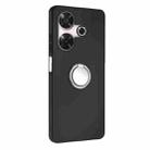 For Redmi 13 4G / 5G Matte Ring Holder TPU Phone Case(Silver) - 2