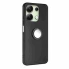 For Redmi Note 13 4G Matte Ring Holder TPU Phone Case(Black) - 2