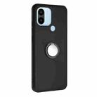 For Redmi A1+ / A2+ Matte Ring Holder TPU Phone Case(Black) - 2