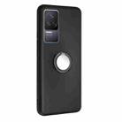For Xiaomi 12T Matte Ring Holder TPU Phone Case(Black) - 2