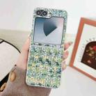 For Samsung Galaxy Z Flip6 Illusory Color Weaving Texture Phone Case(Green) - 2