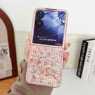 For Xiaomi Mix Flip Illusory Color Weaving Texture Phone Case(Pink) - 2