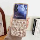 For Xiaomi Mix Flip Illusory Color Weaving Texture Phone Case(Brown) - 2