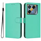 Infinix GT 20 Pro 5G Skin Feel Solid Color Leather Phone Case with Lanyard(Green) - 2