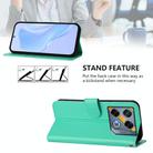 Infinix GT 20 Pro 5G Skin Feel Solid Color Leather Phone Case with Lanyard(Green) - 3