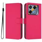 Infinix GT 20 Pro 5G Skin Feel Solid Color Leather Phone Case with Lanyard(Rose Red) - 2