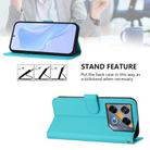Infinix GT 20 Pro 5G Skin Feel Solid Color Leather Phone Case with Lanyard(Lake Blue) - 3