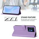For Infinix Note 12 Pro 5G Skin Feel Solid Color Leather Phone Case with Lanyard(Lavender Purple) - 3