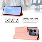 For Infinix Note 30 VIP Skin Feel Solid Color Leather Phone Case with Lanyard(Pink) - 3