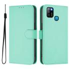 For Infinix Smart 5 Skin Feel Solid Color Leather Phone Case with Lanyard(Mint Green) - 2