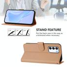 For Infinix Zero 5G 2023 Skin Feel Solid Color Leather Phone Case with Lanyard(Nude) - 3