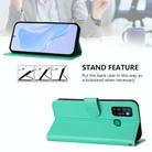 For Infinix Hot 9 / 9 Pro Skin Feel Solid Color Leather Phone Case with Lanyard(Green) - 3