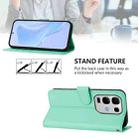 For Infinix Note 50S Skin Feel Solid Color Leather Phone Case with Lanyard(Mint Green) - 4