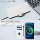 For Infinix Note 50S Skin Feel Solid Color Leather Phone Case with Lanyard(White) - 3