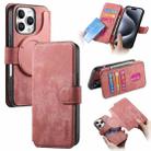 For iPhone 16 Pro Max CaseNeo MagSafe RFID Anti-theft Retro Leather Phone Case(Pink) - 1