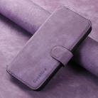 For iPhone 15 Pro CaseNeo MagSafe RFID Anti-theft Retro Leather Phone Case(Purple) - 2
