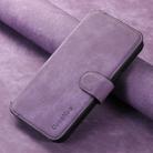 For iPhone 15 Plus CaseNeo MagSafe RFID Anti-theft Retro Leather Phone Case(Purple) - 2