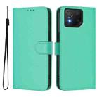 For Asus ROG Phone 8 / 8 Pro Skin Feel Solid Color Leather Phone Case with Lanyard(Green) - 2