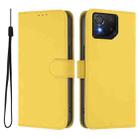 For Asus ROG Phone 8 / 8 Pro Skin Feel Solid Color Leather Phone Case with Lanyard(Lemon Yellow) - 2