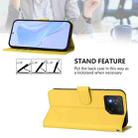 For Asus ROG Phone 8 / 8 Pro Skin Feel Solid Color Leather Phone Case with Lanyard(Lemon Yellow) - 3