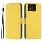 For Asus Zenfone 11 Ultra Skin Feel Solid Color Leather Phone Case with Lanyard(Lemon Yellow) - 2