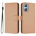 For Blackview A52 / A52 Pro Skin Feel Solid Color Leather Phone Case with Lanyard(Nude) - 2